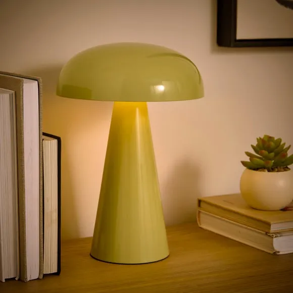 Milo Mushroom Rechargeable Touch Dimmable LED Table Lamp 2