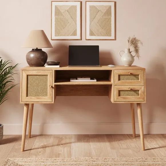 Jordyn Desk, Mango Wood Effect