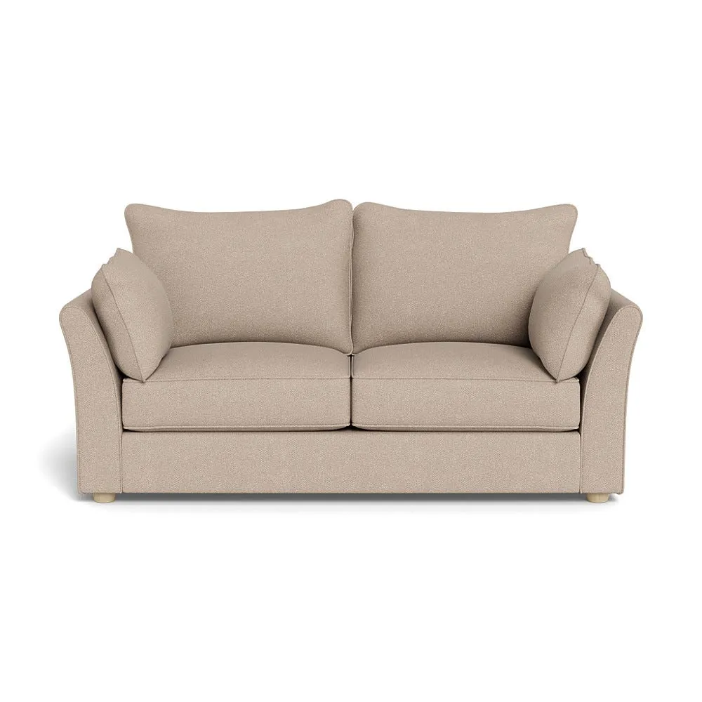 Heal's Tailor 3 Seater Sofa Boucle Tweed Pearl Natural Beech Feet 1