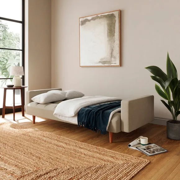 Waffle Chenille Clic Clac Sofa Bed 2