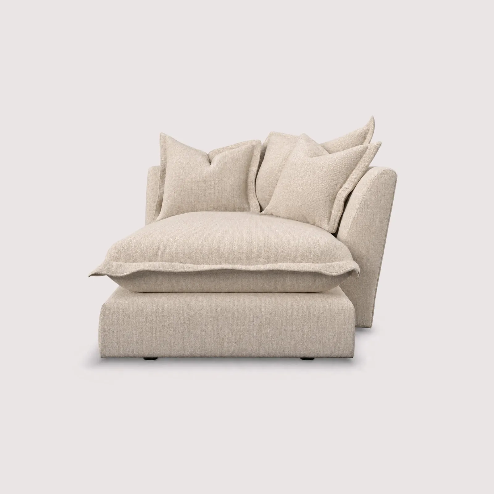 Odyssey Chaise With 1 Arm Right, Neutral Fabric | Barker & Stonehouse 1