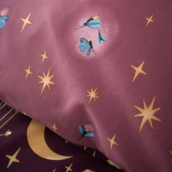 Catherine Lansfield Enchanted Twilight Animals Reversible Duvet Cover & Pillowcase Set 5