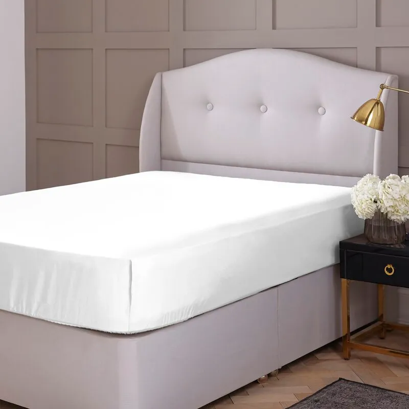 Silentnight 40cm Super Deep Fitted Sheet - White - Single