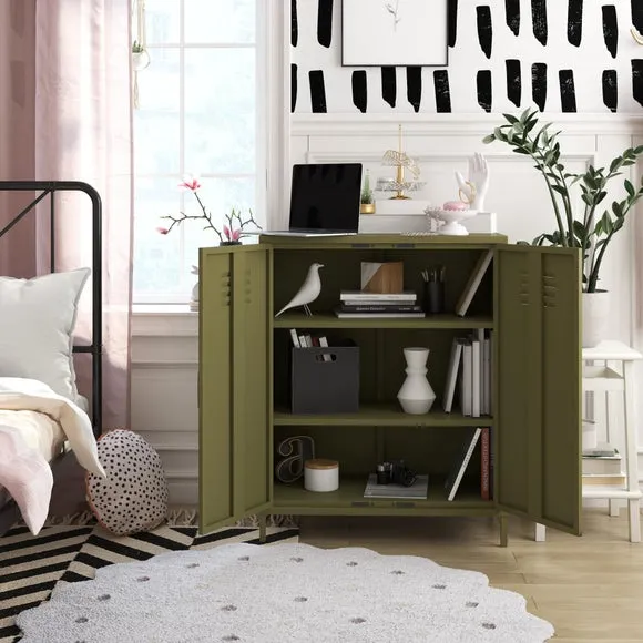 Bradford 2 Door Metal Storage Cabinet 3