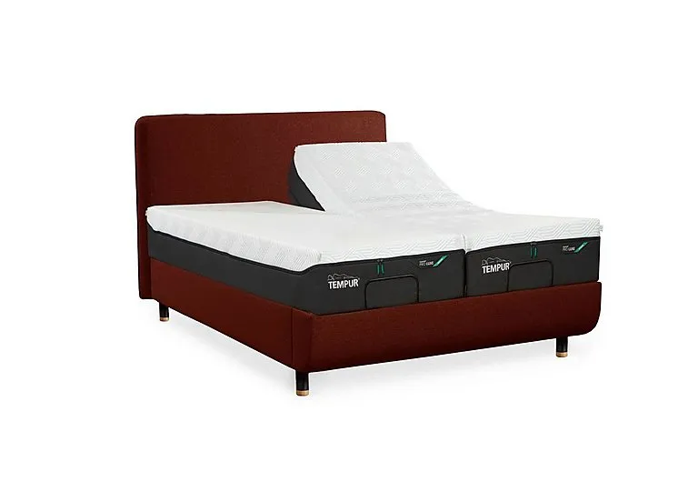 Arc Ergo Smart Base Bed Frame with Form Headboard - Super King - Natural Ash