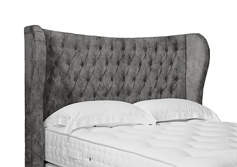Artisan Collection Camber High Floor Standing Headboard - Double - Daytona Pebble
