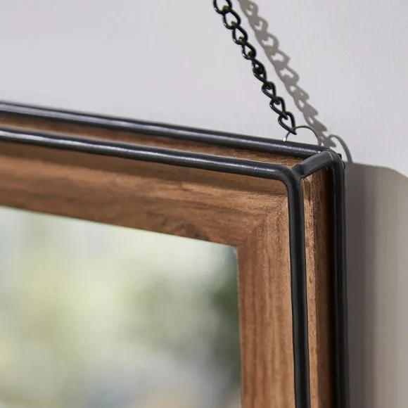 Fulton Rectangle Hanging Chain Wall Mirror 2