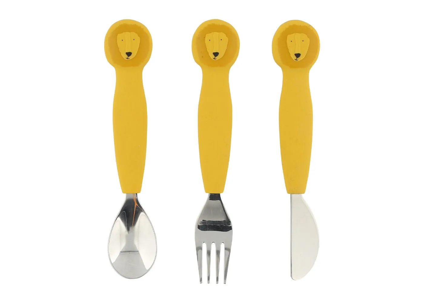 Trixie Mr. Lion Silicone cutlery set 3-pack