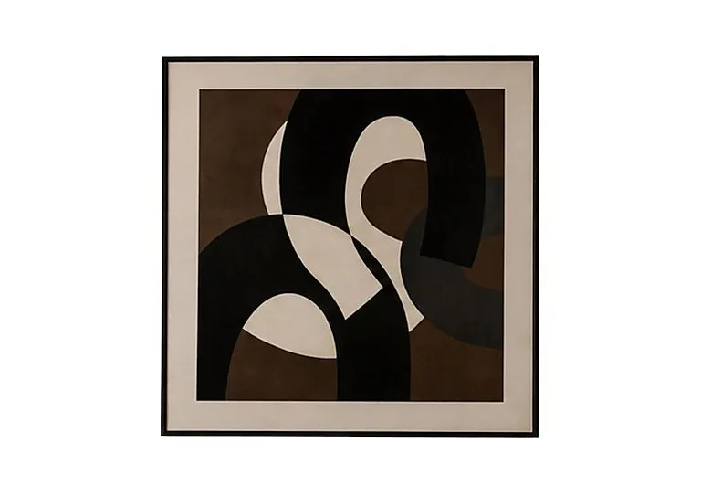 Whispered Cocoa 2 Square Framed Velvet Canvas - Home Accessories - In Time for Christmas
