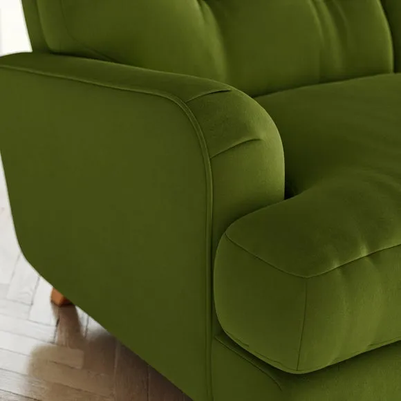 Martha Matte Plush Velvet 4 Seater Sofa 5