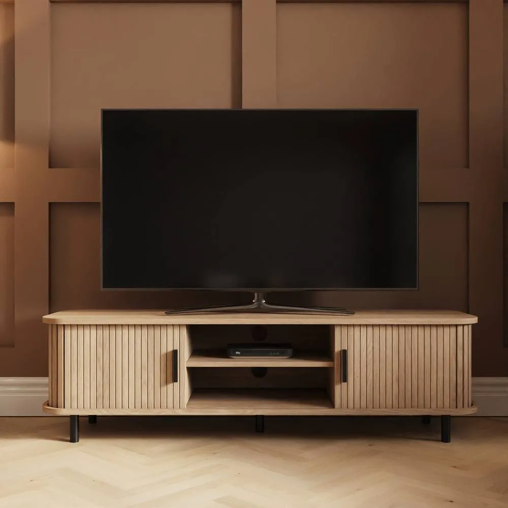GFW Omari TV Unit in Light Oak