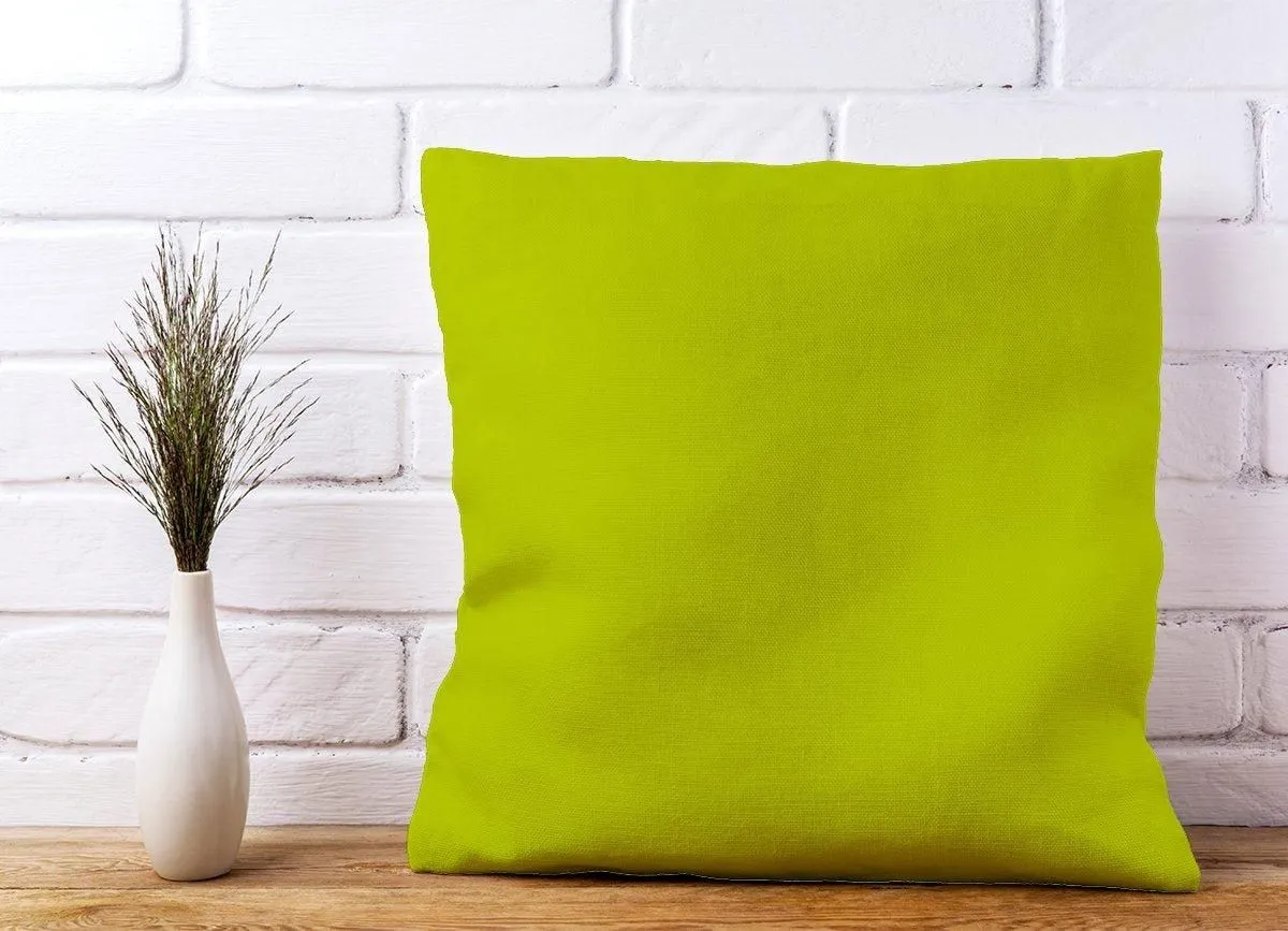 Warren Reed - Designer Lime Cushions in Green