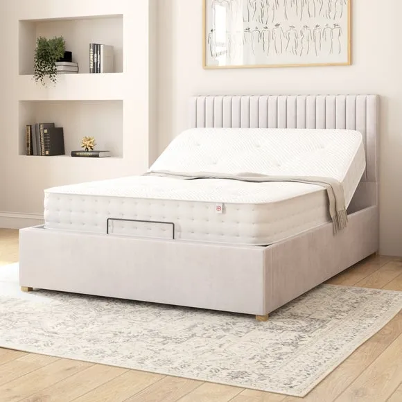 Grant Plush Velvet Adjustable Bed 3