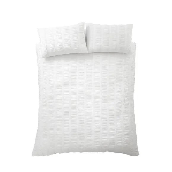 Pineapple Elephant Waffle Seersucker Duvet Cover & Pillowcase Set 5