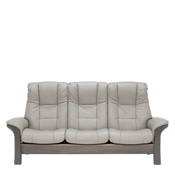Stressless Windsor High Back 3 Seater Choice of Leather - Barker & Stonehouse