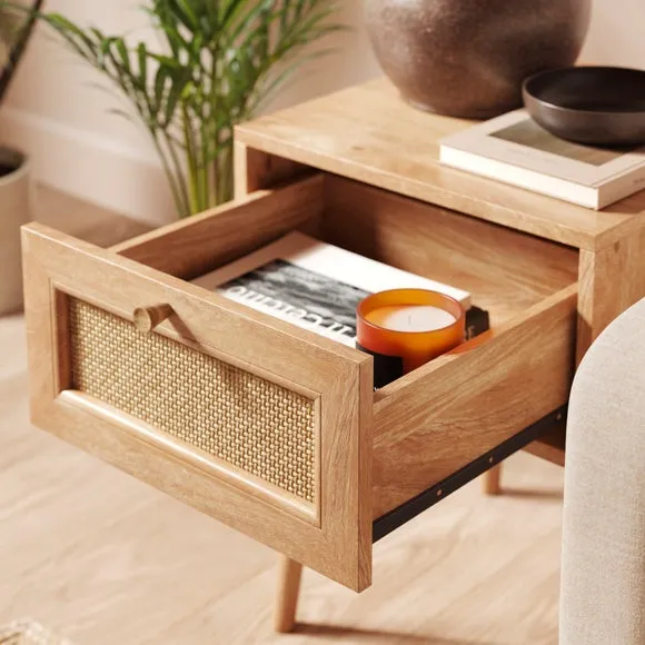 Jordyn Side Table, Mango Wood Effect 3