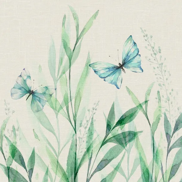 Butterfly Garden Square Cushion 2