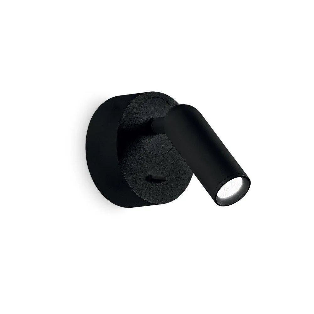 Netlighting Bean LED Decorative Round Reading Light Black 3000K 3.5W