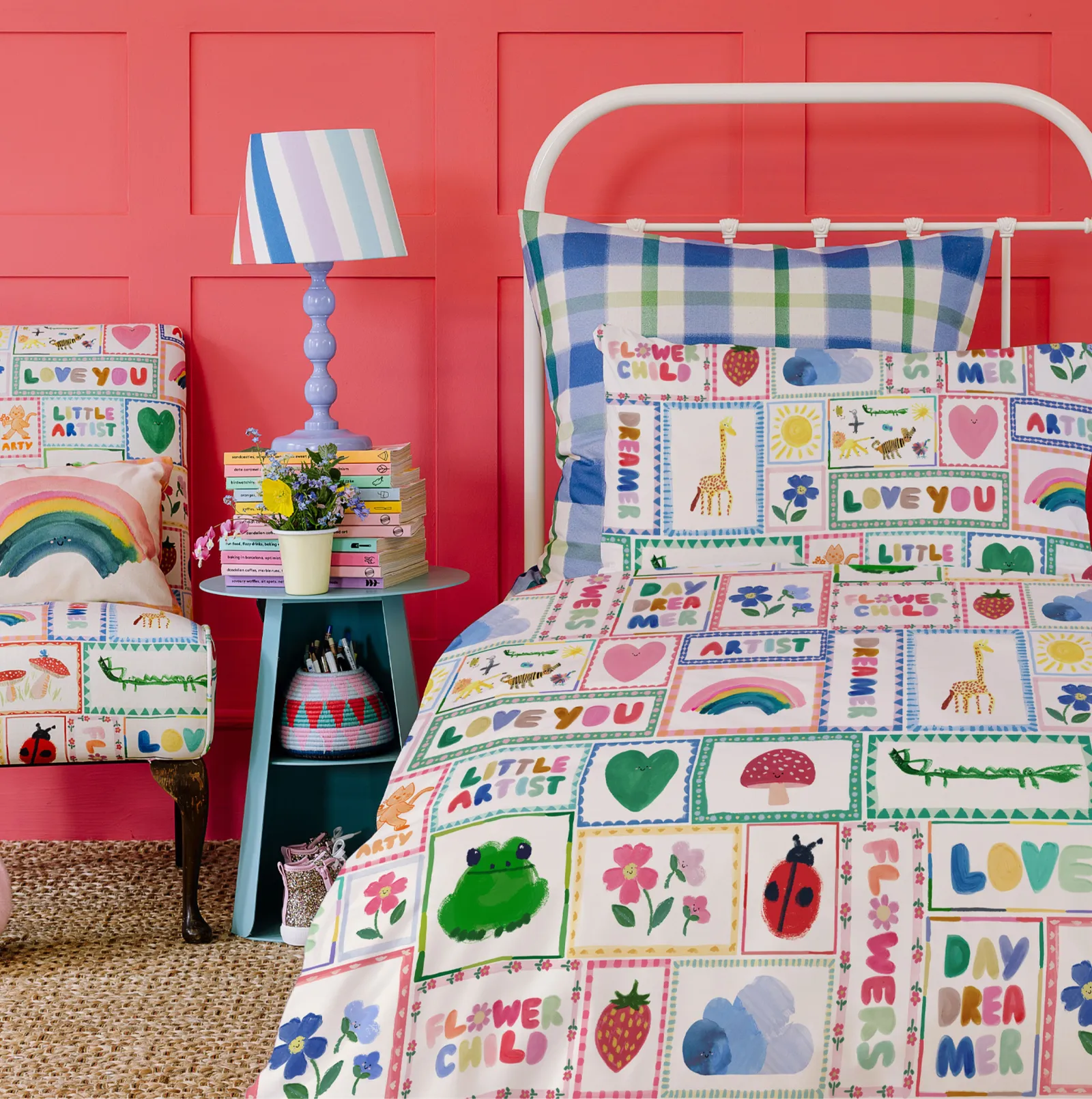 Wee Blue Bell 'Patchwork' Fitted Sheet