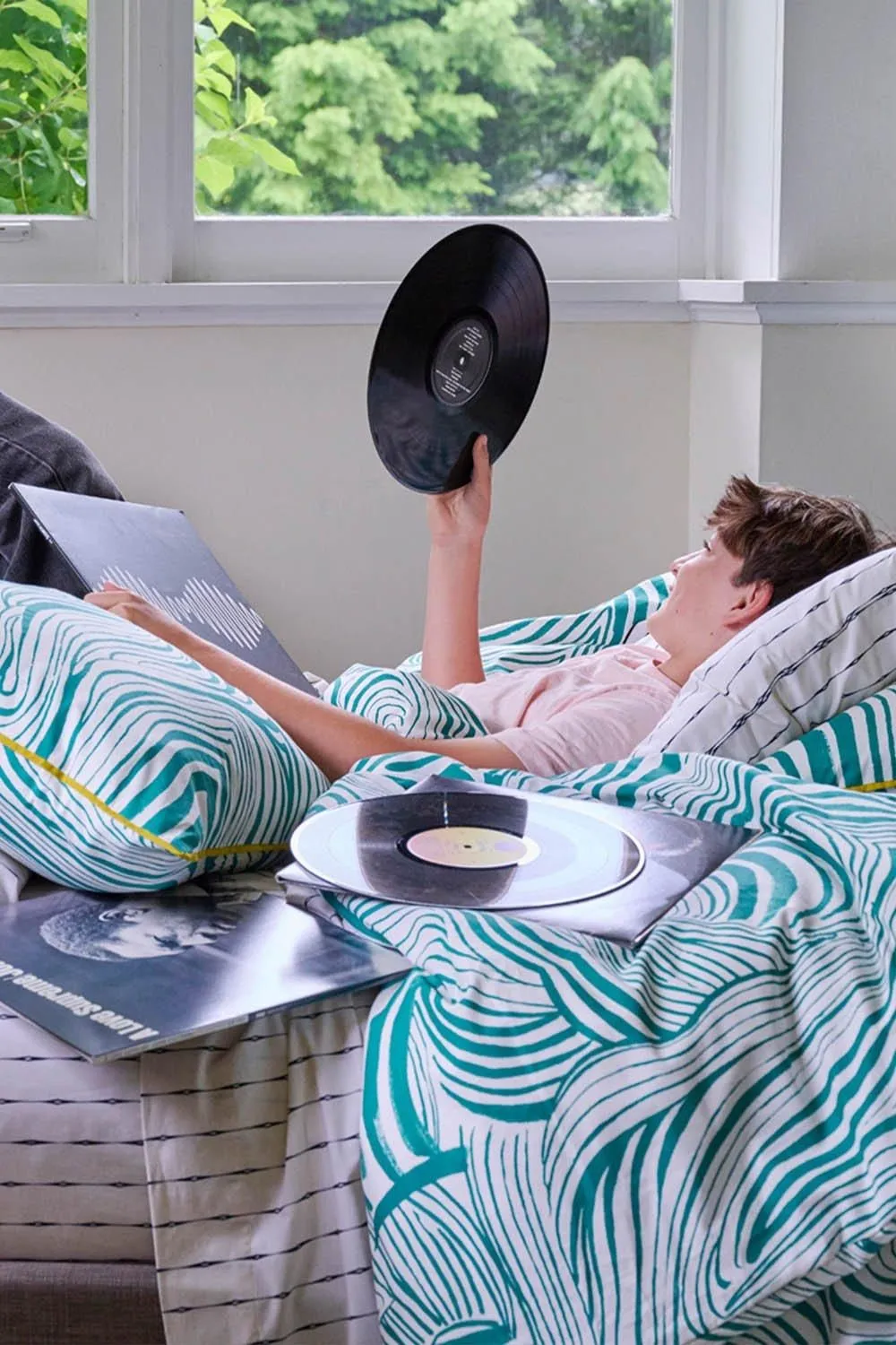 Martex Green Zebra Marble Duvet Cover Set 4