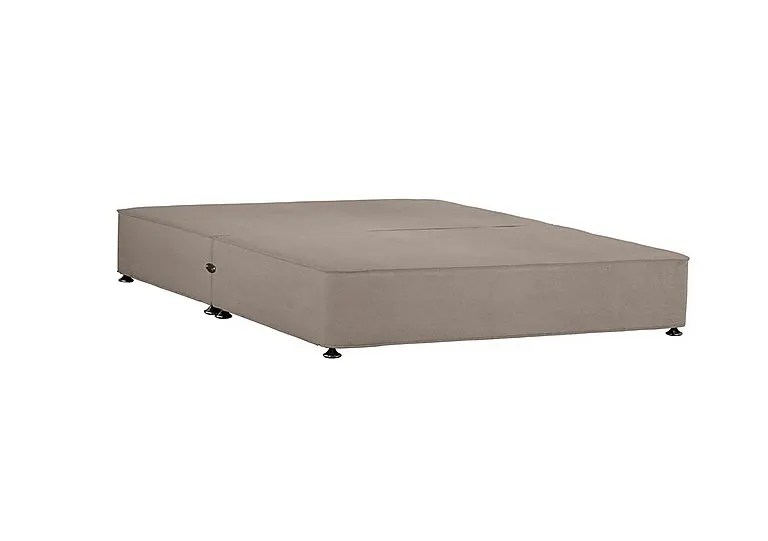 Shallow Divan Base - Small Double - Joshua Latte