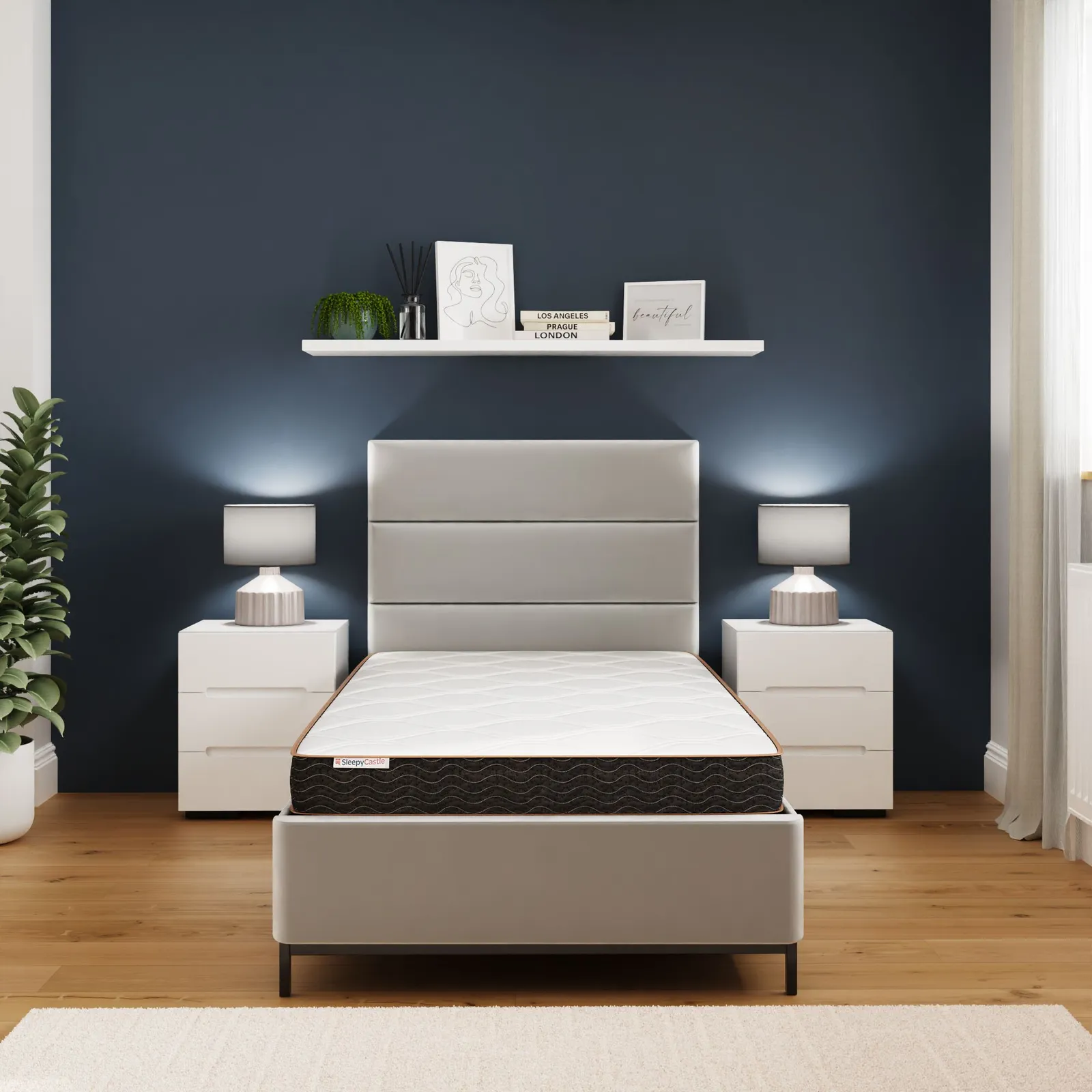 GFW SleepyCastle Rolled Pocket Sprung Mattress In A Box