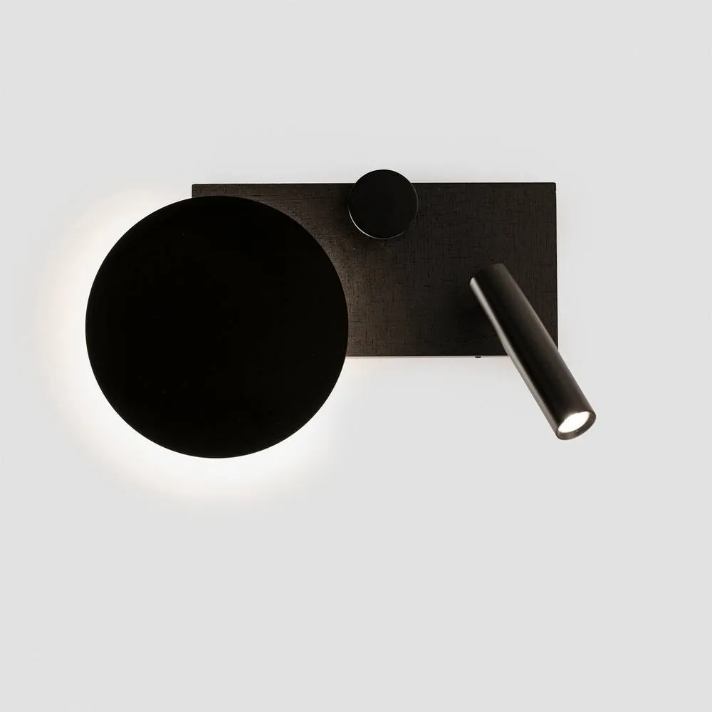 Netlighting Klee Right Reading Light Textured Black 2700K 6