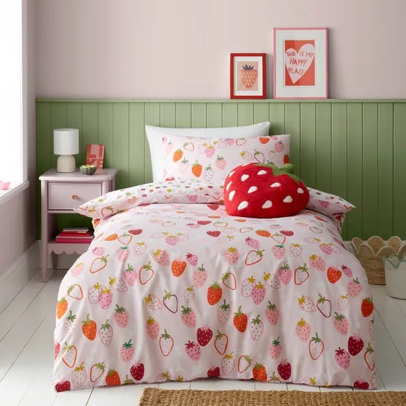 Strawberries Duvet Cover & Pillowcase Set 2