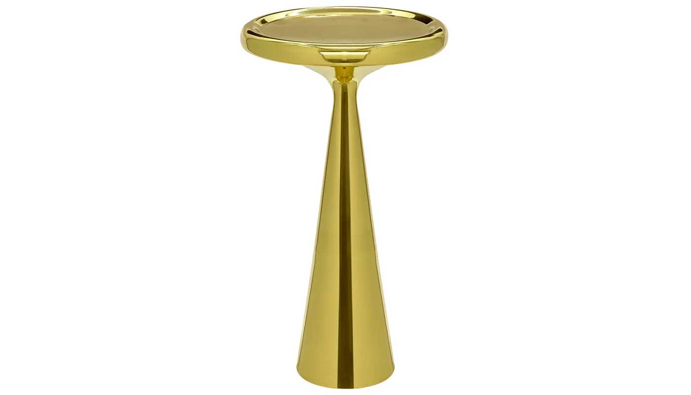 Tom Dixon Spun Tall Table Brass