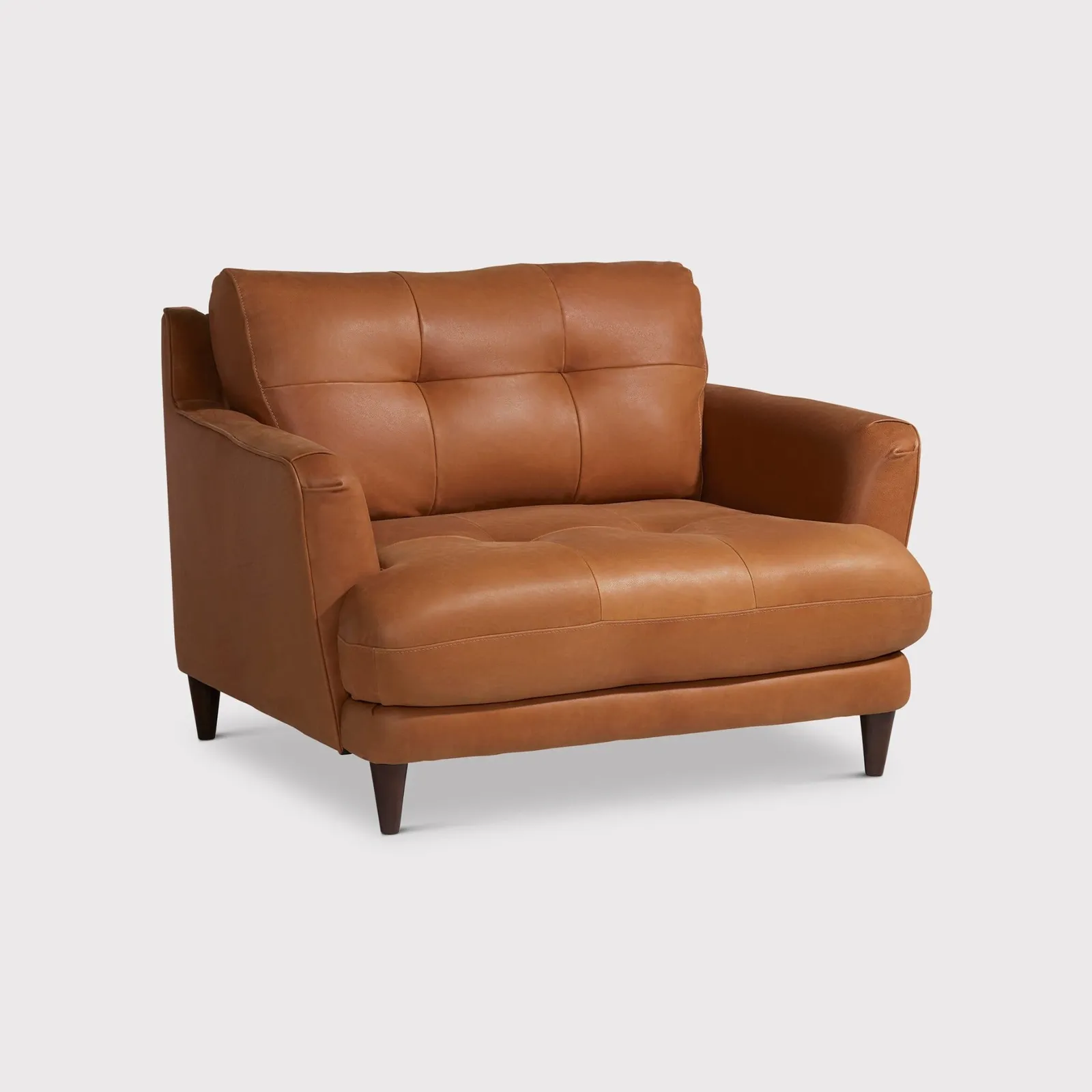 Aldo Maxi Armchair, Brown Leather | Barker & Stonehouse 2