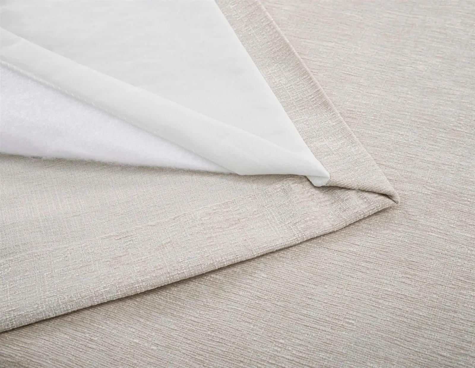 Sundour Amberley Chenille Eyelet Curtains in Beige 4