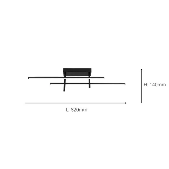 EGLO Trepiliano Modern LED Linear Ceiling Light 4