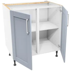 Wickes Ohio Hazy Blue Shaker Base Unit - 800mm 2
