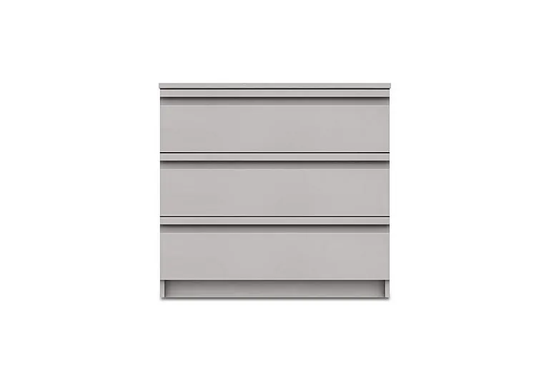 Kings Cross 3 Drawer Chest - Light Grey