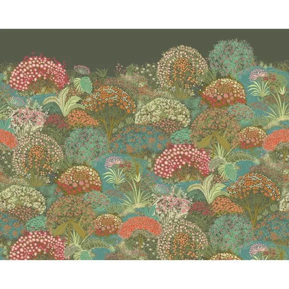 Modern Floral Garden Mural 2