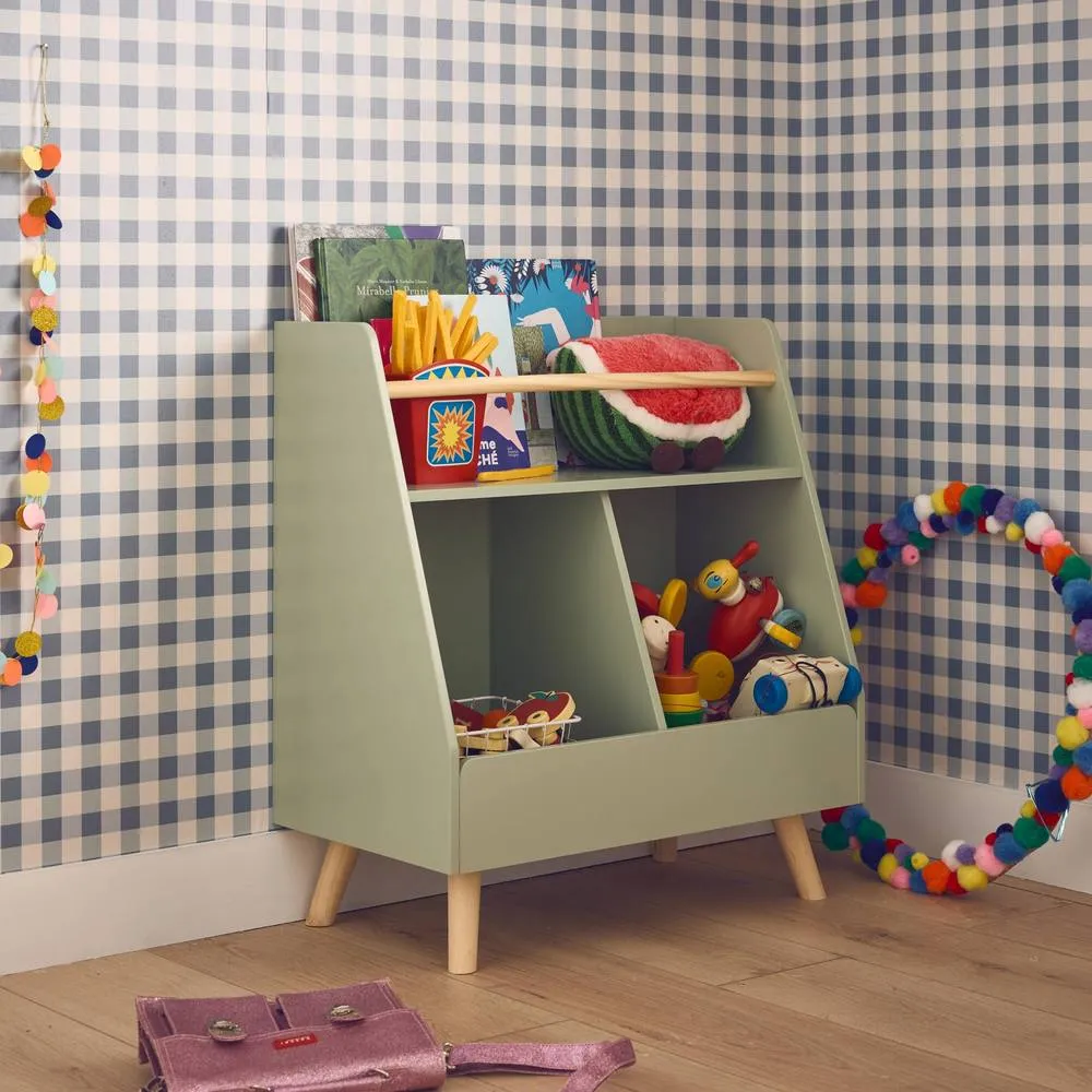 sweeek Children's storage unit with 2 compartments in Green 4