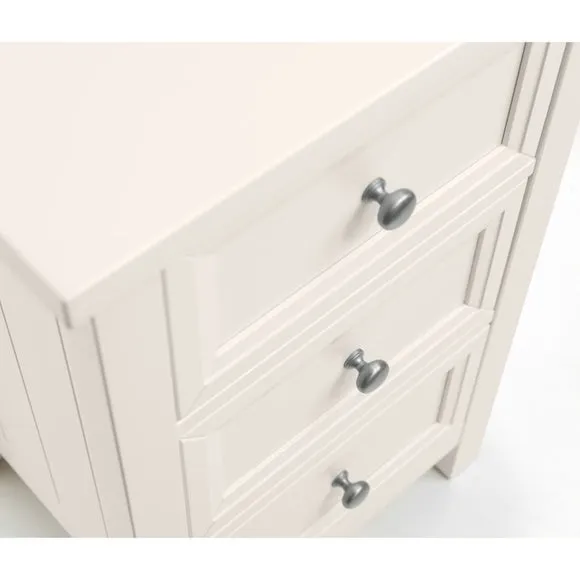 Maine 6 Drawer Dressing Table, White 5