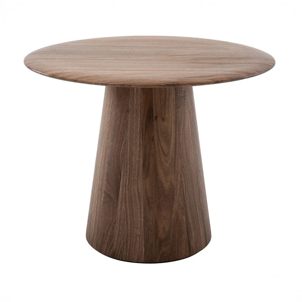 Gazzda Mushroom Side Table Walnut 55cm 2