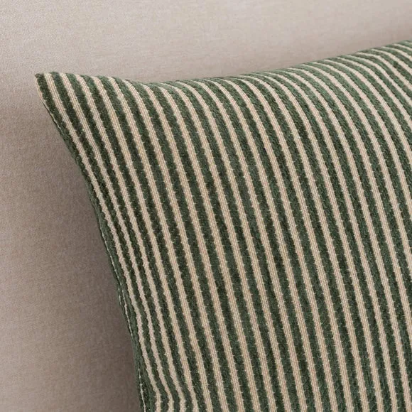 Chenille Striped Rectangular Cushion Cover 5
