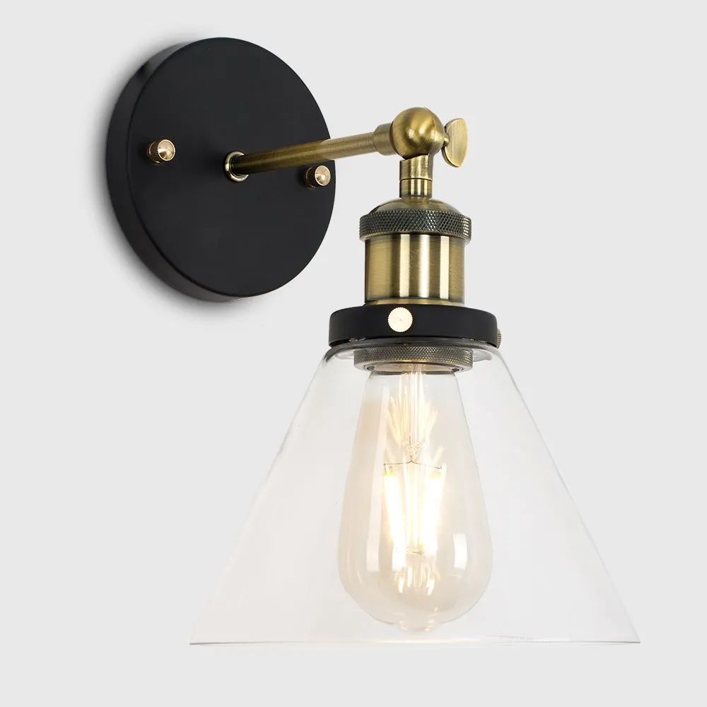 ValueLights Norton Black Indoor Wall Lantern 3