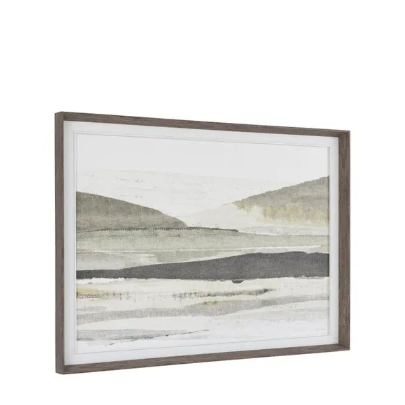 Cedar and Sage Landscape Morning Haze Framed Canvas 5