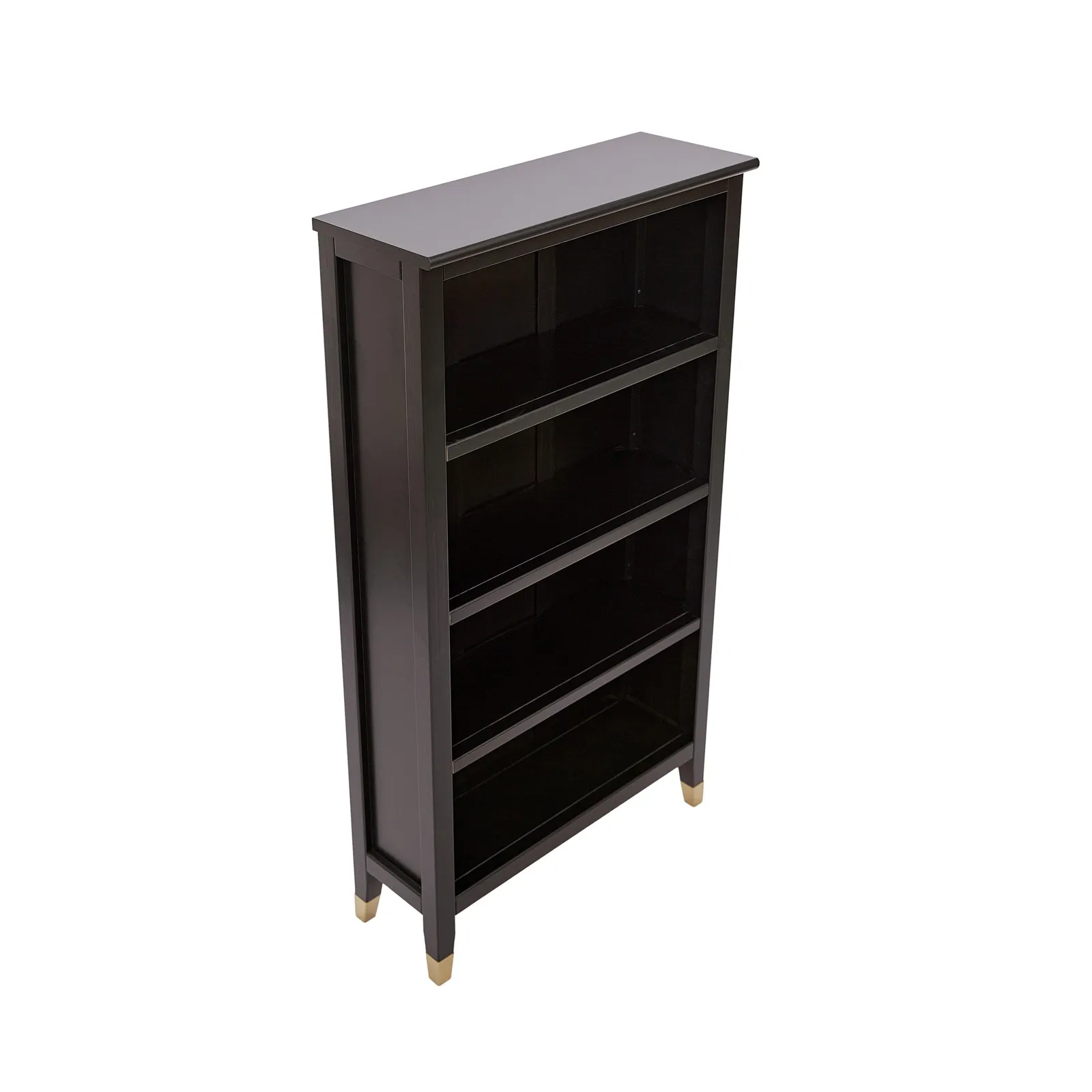 Cabinet Bits Palazzi 4 Tier Bookcase H127 W69 D25cm in Black 4