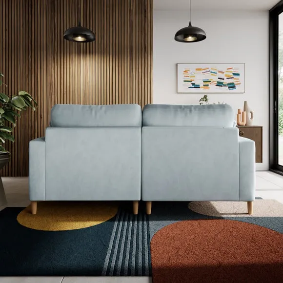 Apollo Vintage Velvet Corner Chaise Sofa 3