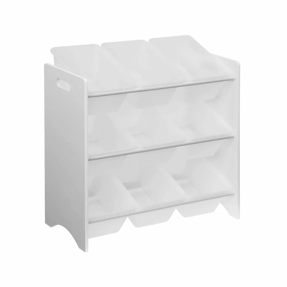 sweeek Children's toy storage unit with 9 baskets in White 2