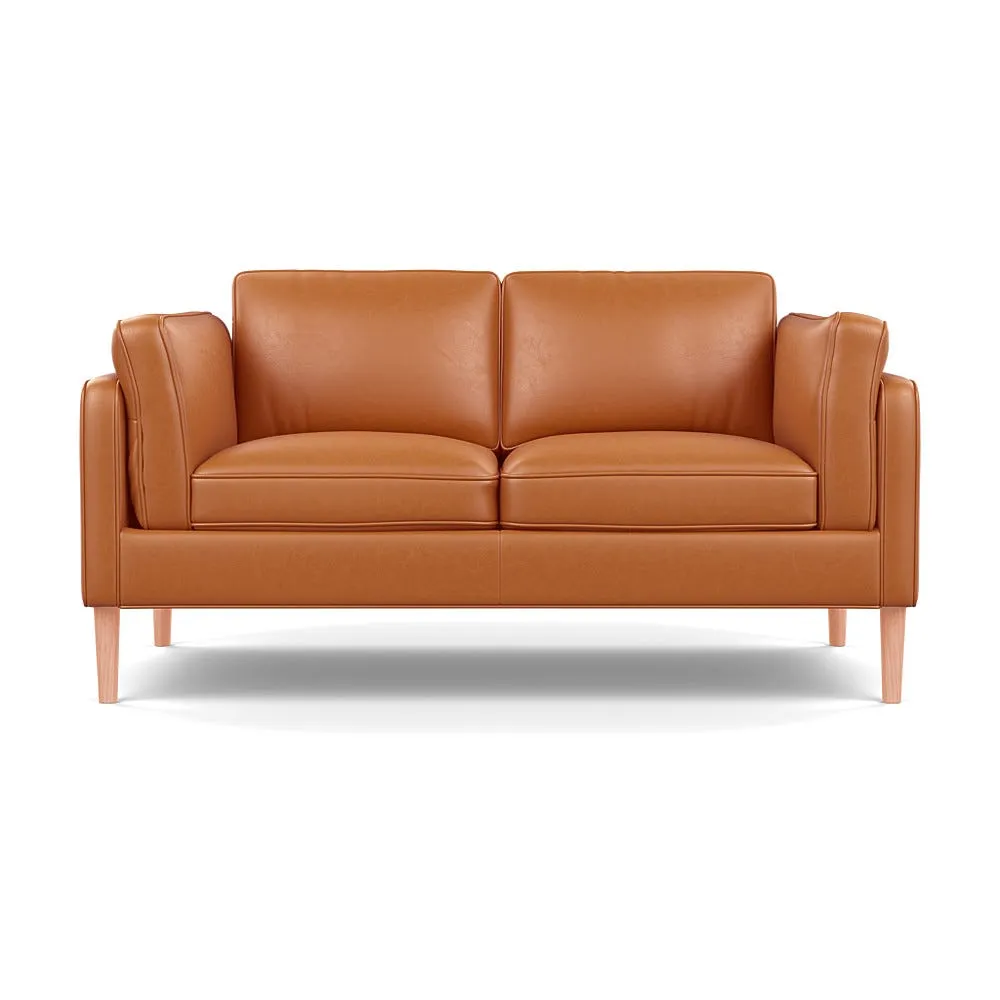 Heal's Sonno 2 Str Sofa Daino Leather Treacle 002 Natural Feet 1