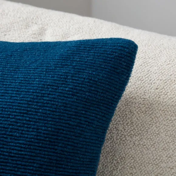 Flaxley Ribbed Square Cushion 2