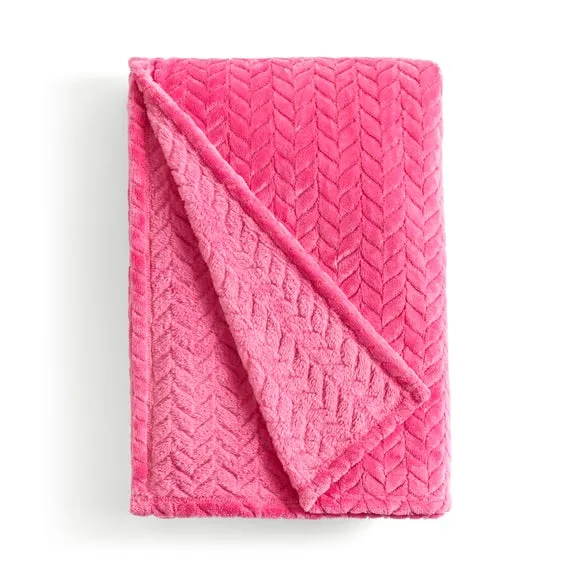 Amelia Recycled Throw Blanket, 200cm x 200cm 5