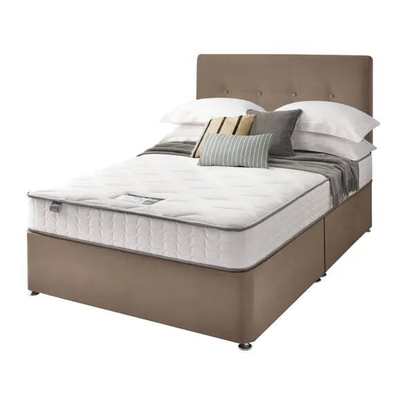 Silentnight Divan Bed With Francisco Velvet Headboard and 800 Pocket Sprung Mattress 2