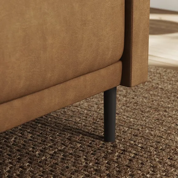 Amali Corner Dining Bench, Faux Leather 4