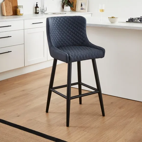 Montreal Counter Height Bar Stool, Faux Leather 2